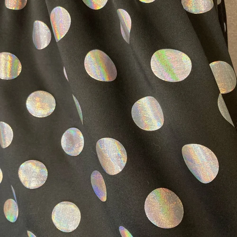 Justice Black and White Polka Dot Sundress Sleeveless